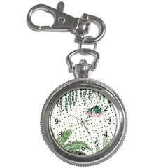 Plants Flowers Nature Blossom Key Chain Watches