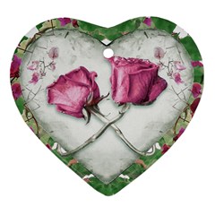 Love Ornament Design Heart Ornament (Two Sides)