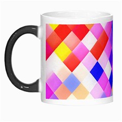 Squares Pattern Geometric Seamless Morph Mugs