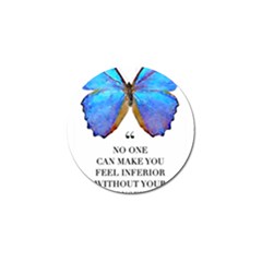 Inferior Quote Butterfly Golf Ball Marker (4 Pack) by SheGetsCreative