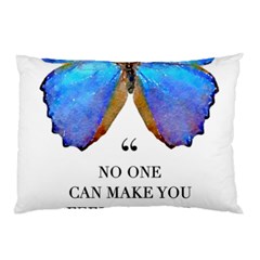 Inferior Quote Butterfly Pillow Case