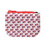Puerto Rican Flags White Coin Change Purse