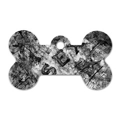 Sex Painting Word Letters Dog Tag Bone (one Side)