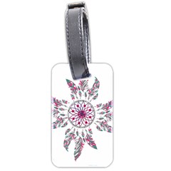 Boho Love Luggage Tag (two Sides) by designsbymallika