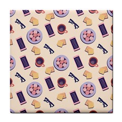 Breakfast Love Breakfast Love Tile Coaster