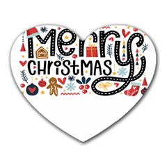 Merry Merry Heart Mousepads by designsbymallika