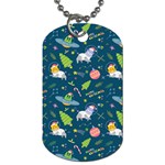 Space Christmas Space Christmas Dog Tag (Two Sides) Front