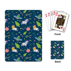 Space Christmas Space Christmas Playing Cards Single Design (rectangle)