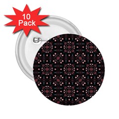 Dark Seamless Gemoetric Print Mosaic 2 25  Buttons (10 Pack)  by dflcprintsclothing