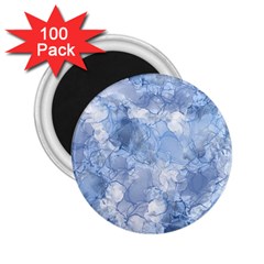 Blue Alcohol Ink 2 25  Magnets (100 Pack)  by Dazzleway