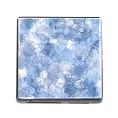 Blue Alcohol Ink Memory Card Reader (square 5 Slot) by Dazzleway