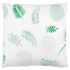 Flower Branch Corolla Wreath Vector Standard Flano Cushion Case (two Sides) by HermanTelo