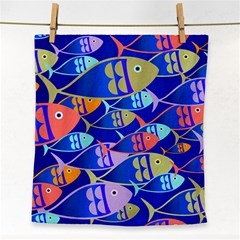 Sea Fish Illustrations Face Towel