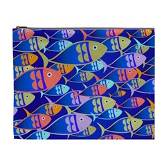 Sea Fish Illustrations Cosmetic Bag (xl)