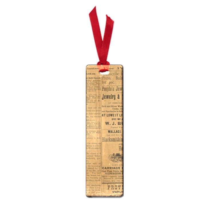 Antique Newspaper 1888 Small Book Marks