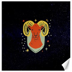 Zodiak Aries Horoscope Sign Star Canvas 20  X 20 