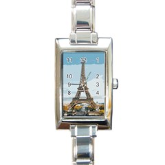 The Eiffel Tower  Rectangle Italian Charm Watch by ArtsyWishy