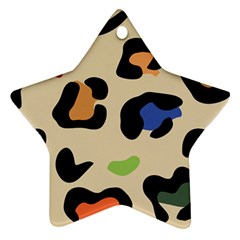 Animal Print Design Ornament (star) by ArtsyWishy
