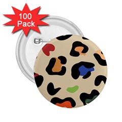 Animal Print Design 2 25  Buttons (100 Pack)  by ArtsyWishy