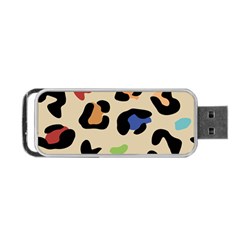 Animal Print Design Portable Usb Flash (one Side) by ArtsyWishy