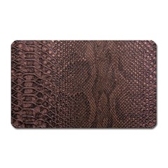 Leather Snakeskin Design Magnet (rectangular) by ArtsyWishy