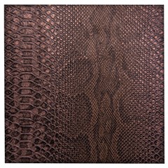 Leather Snakeskin Design Wooden Puzzle Square by ArtsyWishy