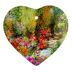 Forest Flowers  Ornament (heart) by ArtsyWishy