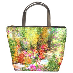 Forest Flowers  Bucket Bag by ArtsyWishy