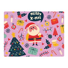 Merry Exmas Merry Exmas Double Sided Flano Blanket (mini)  by designsbymallika