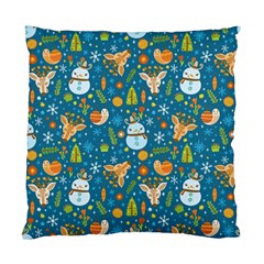 Snowman Deer Snowman Deer Standard Cushion Case (One Side)