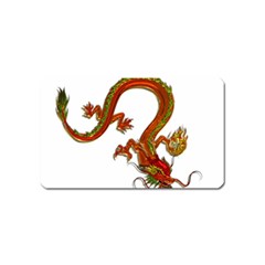 Dragon Art Glass Metalizer China Magnet (Name Card)