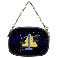 Horoscope Libra Astrology Zodiac Chain Purse (one Side) by Mariart