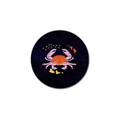 Zodiac Cancer Horoscope Astrology Symbol Golf Ball Marker (4 Pack) by Alisyart