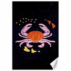 Zodiac Cancer Horoscope Astrology Symbol Canvas 20  X 30  by Alisyart