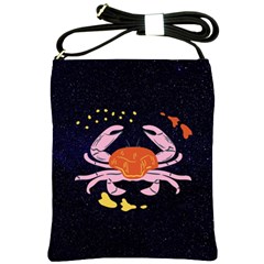Zodiac Cancer Horoscope Astrology Symbol Shoulder Sling Bag by Alisyart