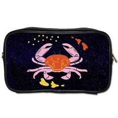 Zodiac Cancer Horoscope Astrology Symbol Toiletries Bag (one Side) by Alisyart