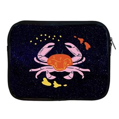 Zodiac Cancer Horoscope Astrology Symbol Apple Ipad 2/3/4 Zipper Cases