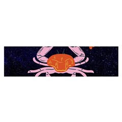 Zodiac Cancer Horoscope Astrology Symbol Satin Scarf (oblong)