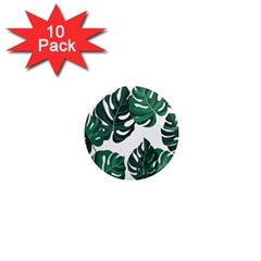 Illustrations Monstera Leafes 1  Mini Magnet (10 Pack) 