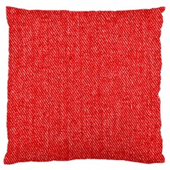 Red Denim Design  Standard Flano Cushion Case (one Side) by ArtsyWishy