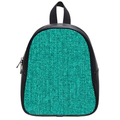 Green Denim School Bag (small) by ArtsyWishy