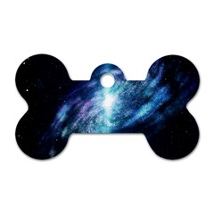 The Galaxy Dog Tag Bone (one Side) by ArtsyWishy