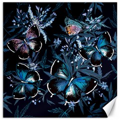 Beautiful Blue Butterflies  Canvas 12  X 12  by ArtsyWishy