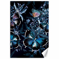 Beautiful Blue Butterflies  Canvas 20  X 30  by ArtsyWishy