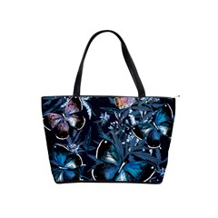 Beautiful Blue Butterflies  Classic Shoulder Handbag by ArtsyWishy