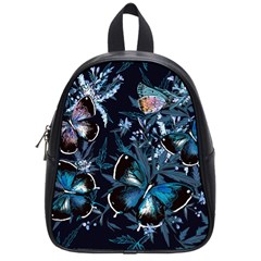 Beautiful Blue Butterflies  School Bag (small) by ArtsyWishy