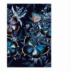 Beautiful Blue Butterflies  Small Garden Flag (two Sides) by ArtsyWishy