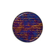 Majestic Purple And Gold Design Hat Clip Ball Marker (10 Pack) by ArtsyWishy