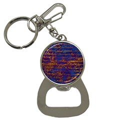 Majestic Purple And Gold Design Bottle Opener Key Chain by ArtsyWishy