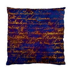 Majestic Purple And Gold Design Standard Cushion Case (two Sides) by ArtsyWishy